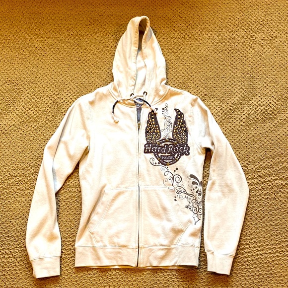 Like new Hard Rock Hotel zip-up hoodie!! Size medium Cotton and polyester - Picture 1 of 4